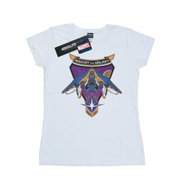 Marvel Dam/Tjej Guardians Of The Galaxy Rockin´ Milano Bomulls-T-shirt