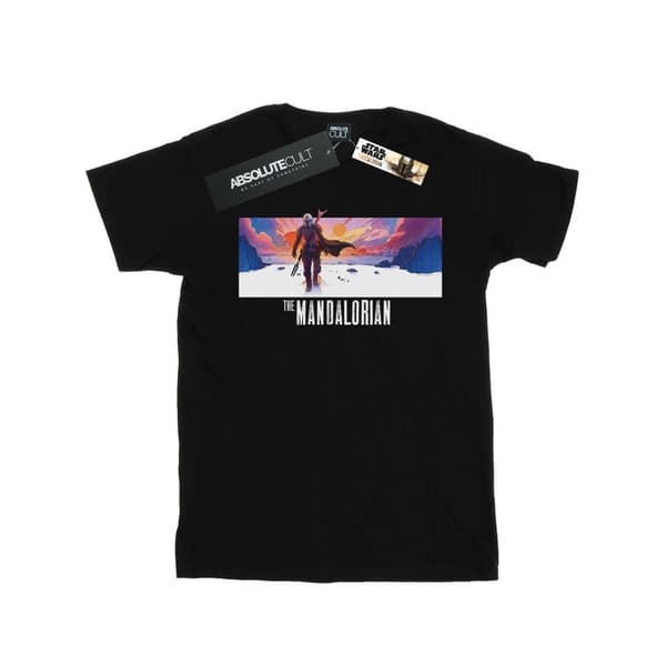 Star Wars Pojkar - The Mandalorian Landscape T-shirt