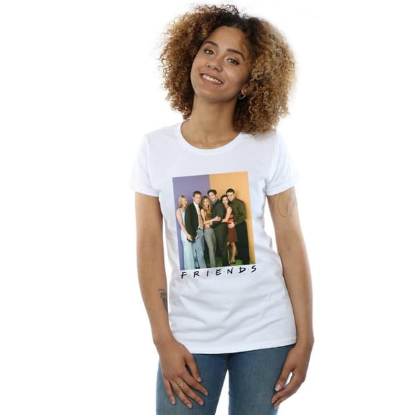 Friends Womens/Ladies Group Photo Cotton T-Shirt