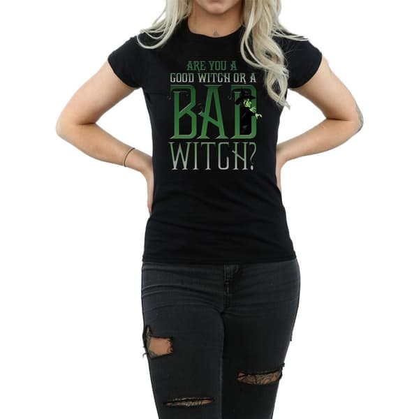 The Wizard Of Oz Womens/Ladies Good Witch Bad Witch Cotton T-Shirt