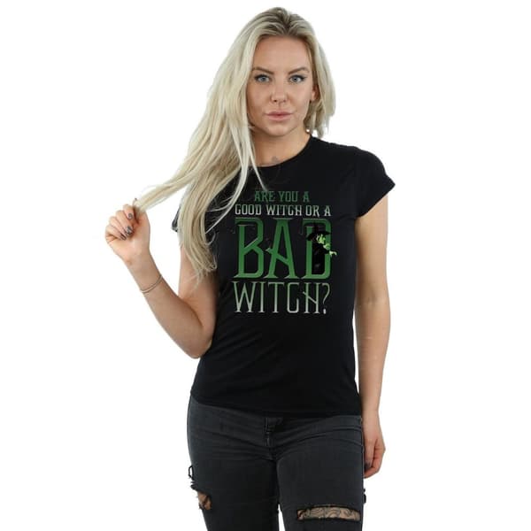 The Wizard Of Oz Womens/Ladies Good Witch Bad Witch Cotton T-Shirt