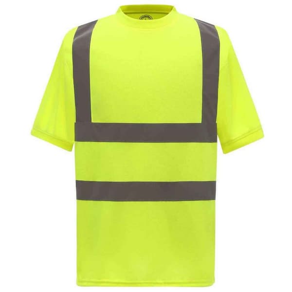 Yoko Unisex T-shirt til voksne i hi-vis