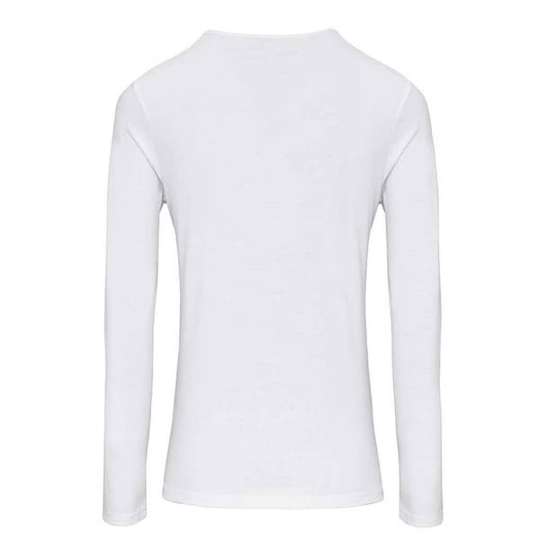 Premier Womens/Ladies Long John Plain Roll Sleeve T-Shirt