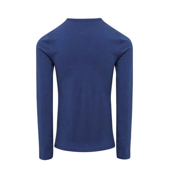 Premier Womens/Ladies Long John Plain Roll Sleeve T-Shirt