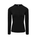 Miniatyrbillede 1 af 3: Premier Womens/Ladies Long John Plain Roll Sleeve T-Shirt