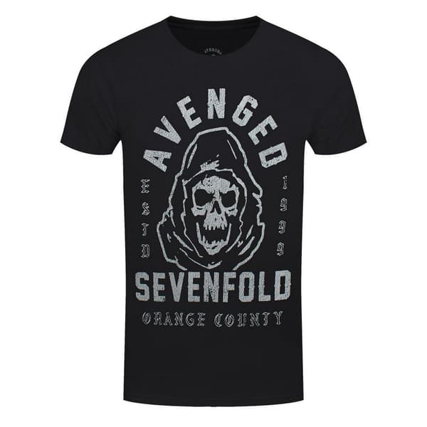 Avenged Sevenfold Unisex Adult So Grim Orange County Cotton T-Shirt