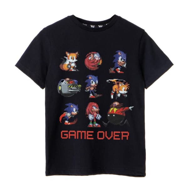 Sonic The Hedgehog Boys Game Over T-Shirt