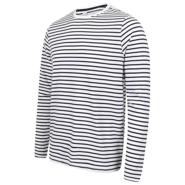 SF Unisex Adult Striped Long-Sleeved T-Shirt