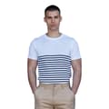 Miniatyrbild 2 av 2: Front Row Unisex vuxen Breton randig t-shirt utan taggar