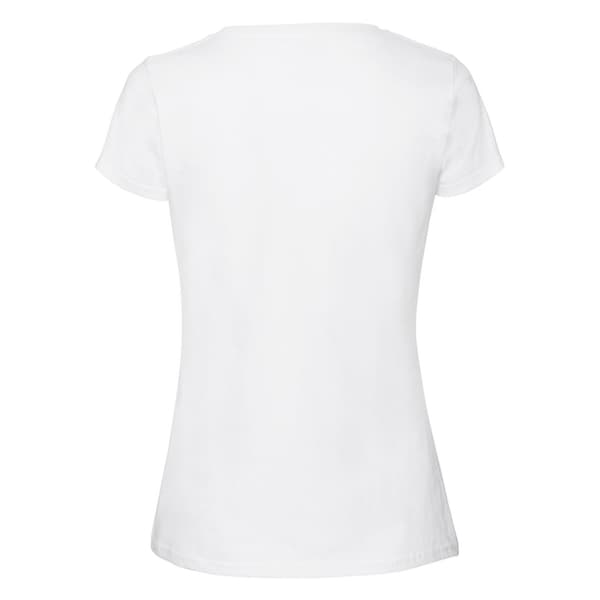 Fruit of the Loom T-shirt i ringspunnen premiumbomull för damer/damer