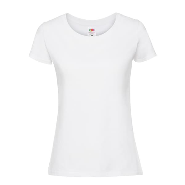 Fruit of the Loom T-shirt i ringspunnen premiumbomull för damer/damer