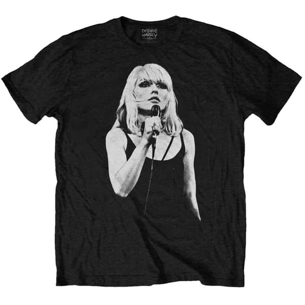 Debbie Harry Unisex Adult Open Mic Cotton T-Shirt