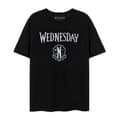 Miniatyrbilde 1 av 3: Wednesday Womens/Ladies Crest Logo T-Shirt