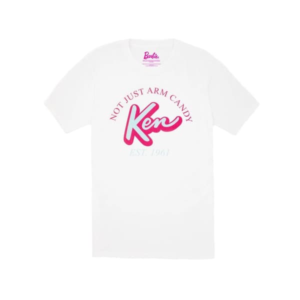 Barbie Mens Not Just Arm Candy Classic Ken T-Shirt