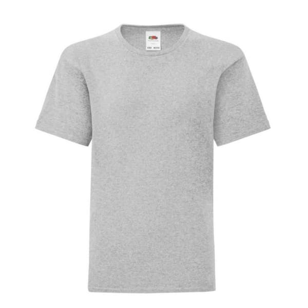 Fruit of the Loom Childrens/Kids Iconic Heather T-Shirt Heather 12-13 Years