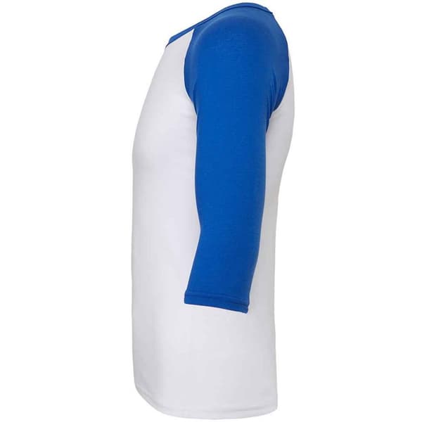 Canvas Unisex Adult 3/4 Sleeve Baseball T-Shirt