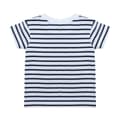 Miniatyrbillede 2 af 3: Larkwood Childrens/Kids Striped Crew Neck T-Shirt
