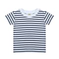 Miniatyrbillede 1 af 3: Larkwood Childrens/Kids Striped Crew Neck T-Shirt