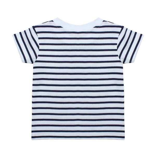 Larkwood Childrens/Kids Striped Crew Neck T-Shirt