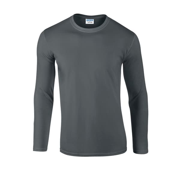 Gildan Unisex Adult Softstyle Plain Long-Sleeved T-Shirt