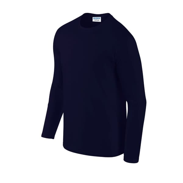 Gildan Unisex Adult Softstyle Plain Long-Sleeved T-Shirt