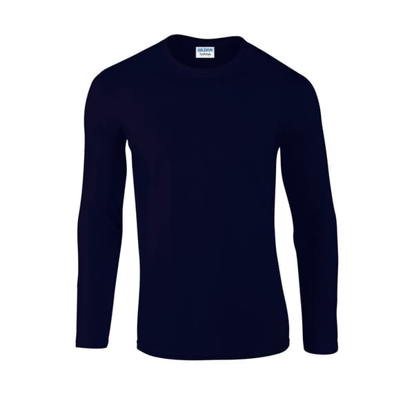 Gildan Unisex Adult Softstyle Plain Long-Sleeved T-Shirt