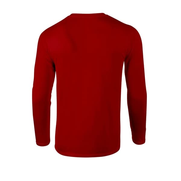 Gildan Unisex Adult Softstyle Plain Long-Sleeved T-Shirt