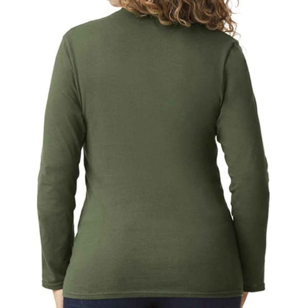 Gildan Unisex Adult Softstyle Plain Long-Sleeved T-Shirt