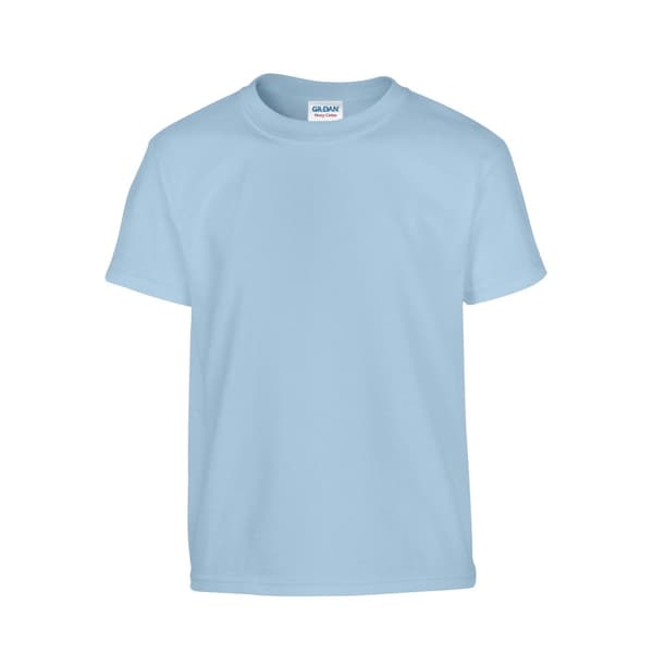 Gildan Childrens/Kids Plain Cotton Heavy T-Shirt