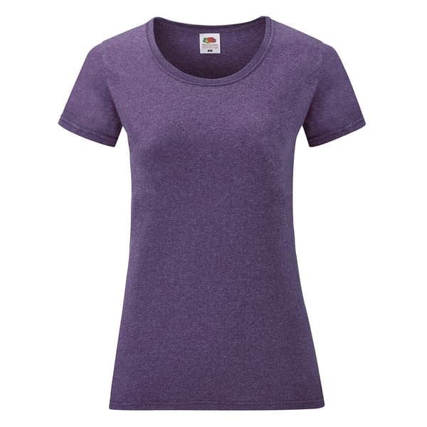 Fruit of the Loom Dam/Herr - Valueweight t-shirt med dampassform i värmegrått