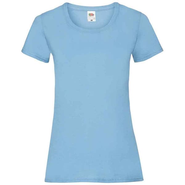 Fruit of the Loom Dam/Herr - Valueweight t-shirt med dampassform i värmegrått