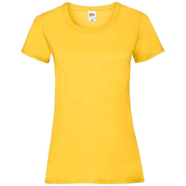 Fruit of the Loom Dam/Herr - Valueweight t-shirt med dampassform i värmegrått