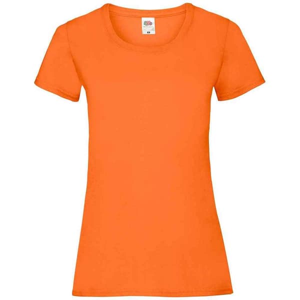 Fruit of the Loom Dam/Herr - Valueweight t-shirt med dampassform i värmegrått