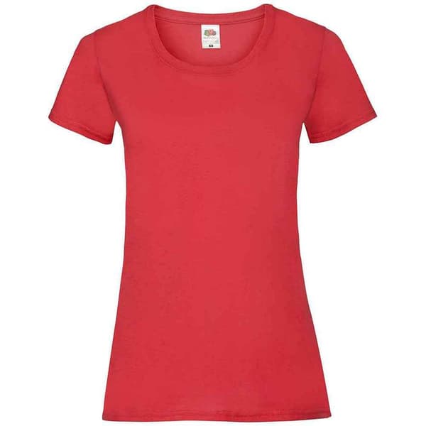 Fruit of the Loom Dam/Herr - Valueweight t-shirt med dampassform i värmegrått