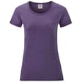 Miniatyrbild 1 av 3: Fruit of the Loom Dam/Herr - Valueweight t-shirt med dampassform i värmegrått