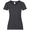 Miniatyrbild 1 av 3: Fruit of the Loom Dam/Herr - Valueweight t-shirt med dampassform i värmegrått