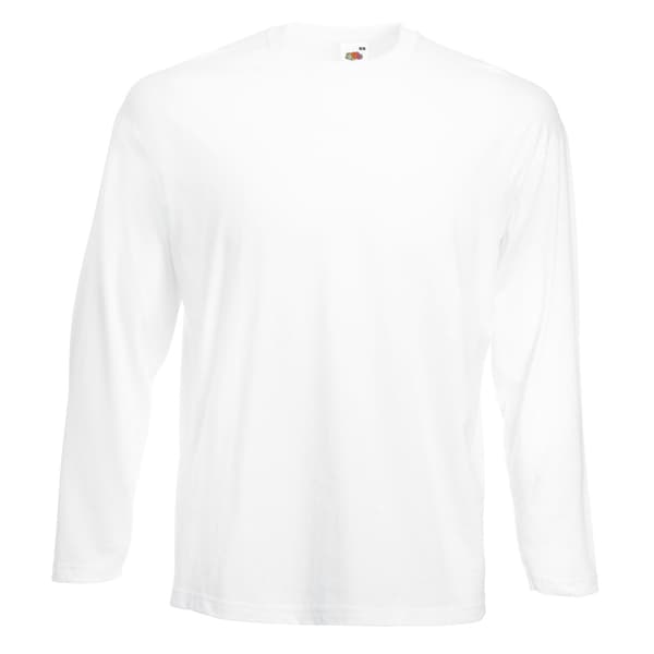 Fruit of the Loom Unisex långärmad t-shirt för vuxna