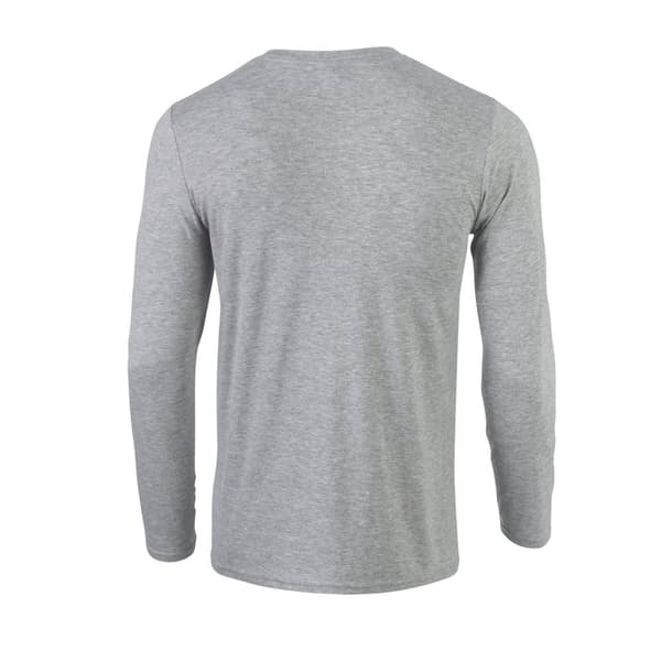 Gildan Unisex Adult Softstyle Polycotton Long-Sleeved T-Shirt