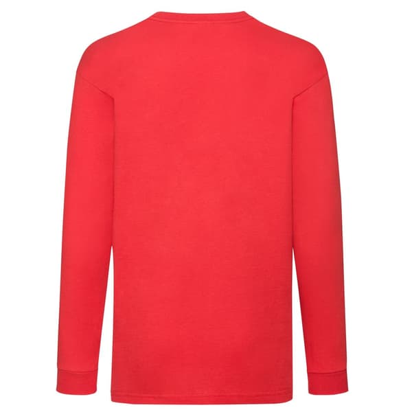 Fruit of the Loom Childrens/Kids Value Long-Sleeved T-Shirt