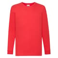 Miniatyrbilde 1 av 3: Fruit of the Loom Childrens/Kids Value Long-Sleeved T-Shirt
