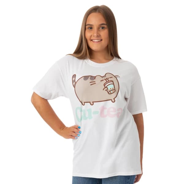Pusheen Womens/Ladies Cutea T-Shirt
