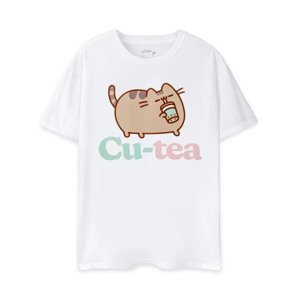 Pusheen Womens/Ladies Cutea T-Shirt White XL