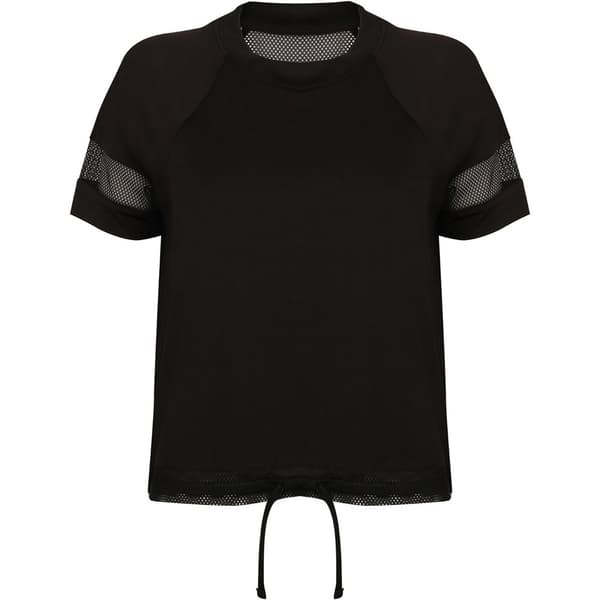 Tombo Womens/Ladies Over T-Shirt Black 14 UK