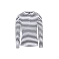 Miniatyrbilde 1 av 4: Premier Womens/Ladies Long John Striped Roll Sleeve T-Shirt
