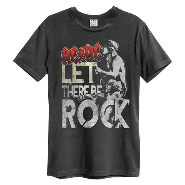 Amplified Unisex vuxen Låt det bli rock AC/DC T-Shirt