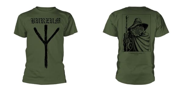 BURZUM - T-SHIRT, RUNE (GREEN) S