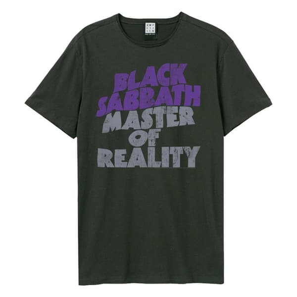 Amplified Unisex Adult Master Of Reality Black Sabbath T-Shirt