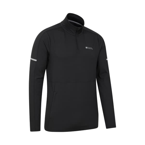 Mountain Warehouse Mens Core Recycled Midlayer med halv dragkedja