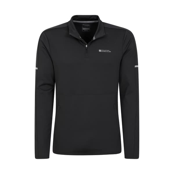 Mountain Warehouse Mens Core Recycled Midlayer med halv dragkedja