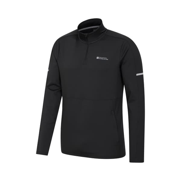 Mountain Warehouse Mens Core Recycled Midlayer med halv dragkedja